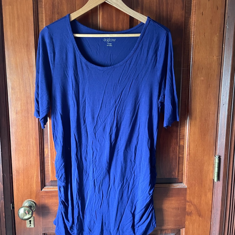 Blue xl maternity tshirt